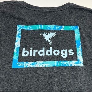 Birddogs Mens Short Sleeve Graphic Shirt Grey Gray No Size Or Material Tag Small